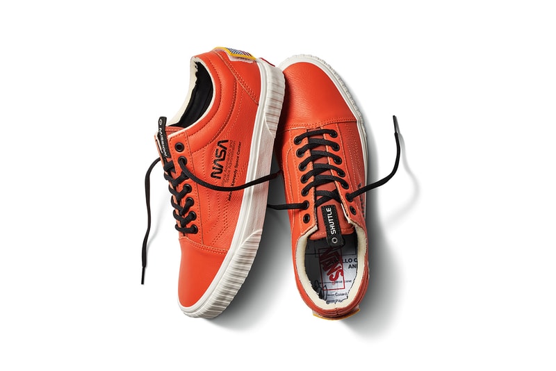 NASA Vans Collaboration Collection Official Images pictures sneakers clothing bag hoodie coaches jacket tee shirt black white astronaut voyager Space Torrey Padded MTE jacket apollo 11 Snag Plus Backpack grind skate duffel 60 years space voyager