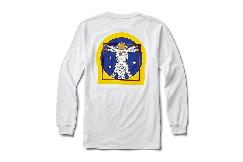 NASA Vans Collaboration Collection Official Images pictures sneakers clothing bag hoodie coaches jacket tee shirt black white astronaut voyager Space Torrey Padded MTE jacket apollo 11 Snag Plus Backpack grind skate duffel 60 years space voyager