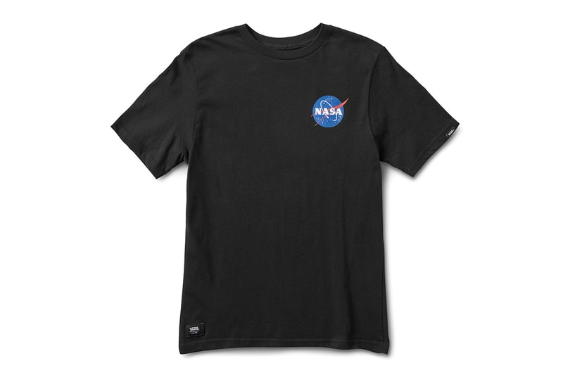 NASA Vans Collaboration Collection Official Images pictures sneakers clothing bag hoodie coaches jacket tee shirt black white astronaut voyager Space Torrey Padded MTE jacket apollo 11 Snag Plus Backpack grind skate duffel 60 years space voyager