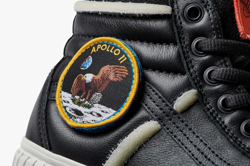 NASA Vans Collaboration Collection Official Images pictures sneakers clothing bag hoodie coaches jacket tee shirt black white astronaut voyager Space Torrey Padded MTE jacket apollo 11 Snag Plus Backpack grind skate duffel 60 years space voyager