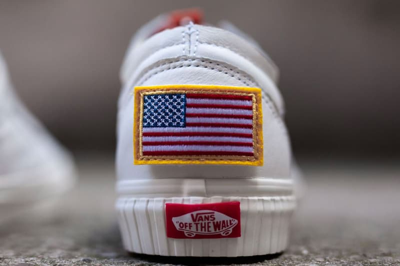 NASA Vans Old Skool Release info Date White American Flag Shuttle Mission Space Voyager