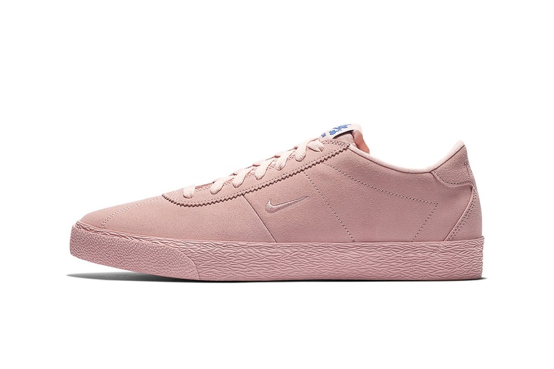 NBA x Nike SB Footwear Collection Closer Look Shoes Trainers Kicks Sneakers Sneaker Cop Purchase Buy Release Date Details Pink White Blue Colorways Dunk Blazer Bruin Low Model Silhouette