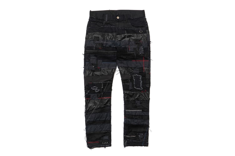 DIY Patchwork Dominates NEIGHBORHOOD “Crust” Punk Denim Pants