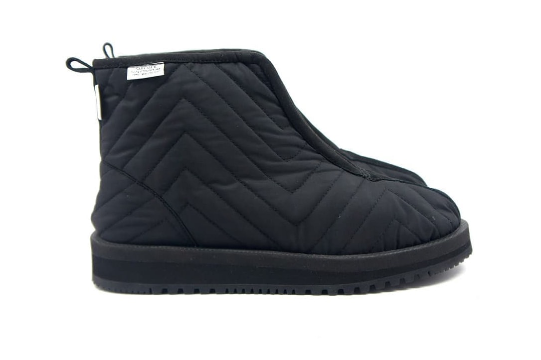 nepenthes suicoke fall winter 2018 KENN Mwpab quilted lined vibram arctic sole boot collaboration footwear black green beige