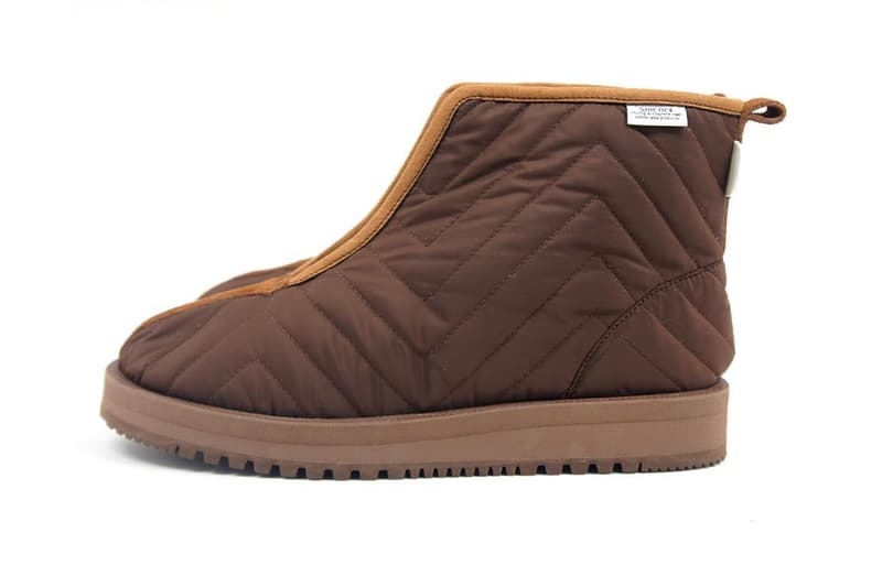 nepenthes suicoke fall winter 2018 KENN Mwpab quilted lined vibram arctic sole boot collaboration footwear black green beige