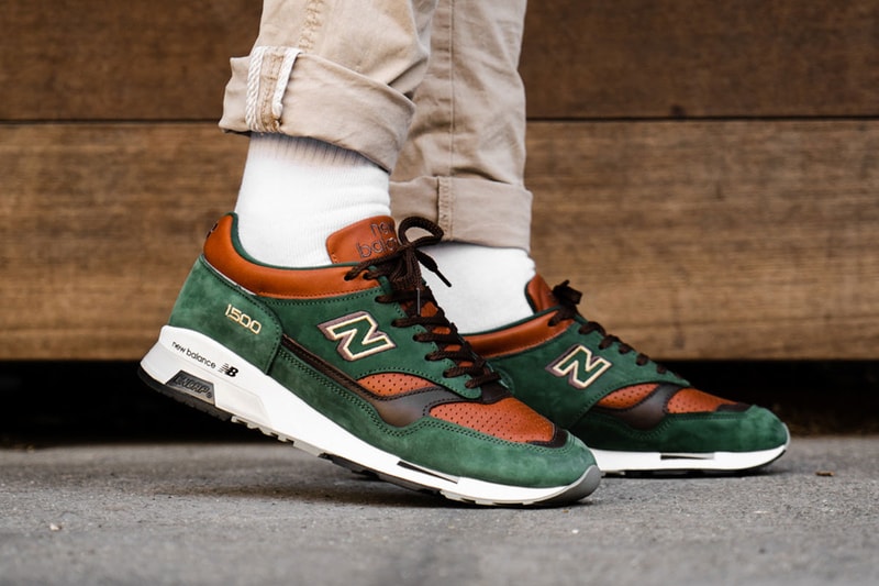 new balance 1500 robin hood made in england 2018 october footwear green brown white black