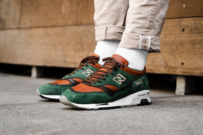 new balance 1500 robin hood made in england 2018 october footwear green brown white black