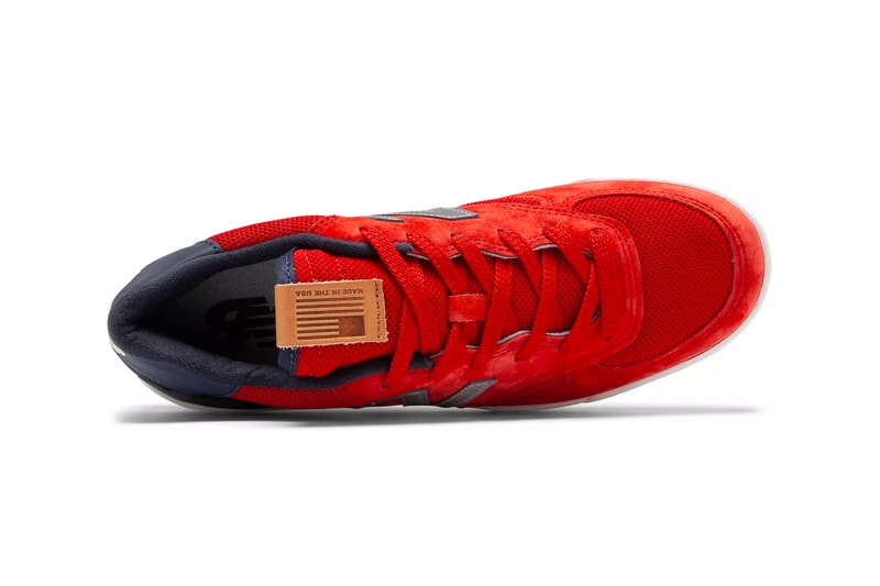 New Balance Fenway Champs Edition Shoe Details Sneakers Kicks Trainers Shoes Footwear Cop Purchase Buy On-Foot Closer First Look Red Sox World Series Win