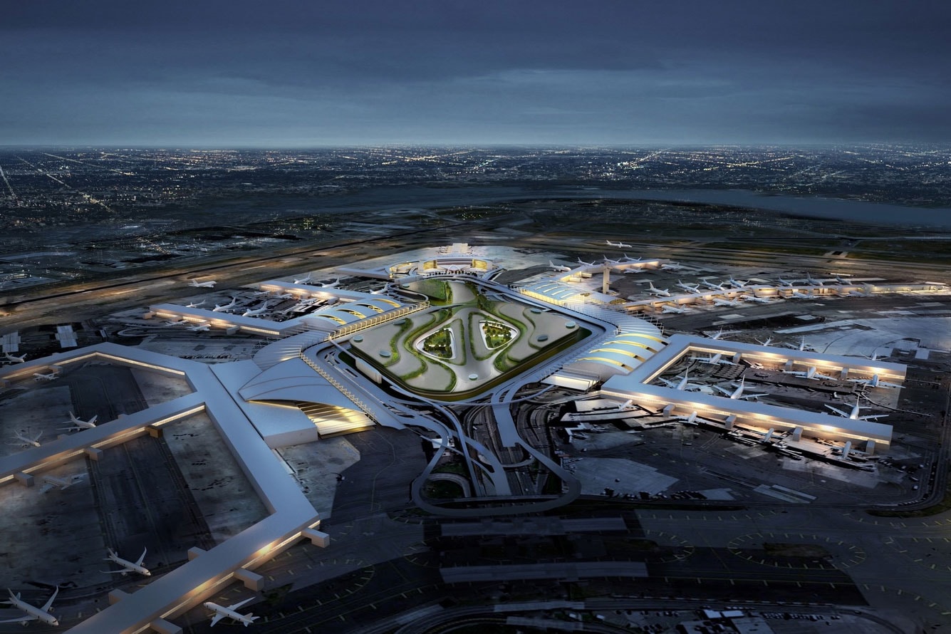 New York JFK Airport $13 Billion USD Overhaul renderings