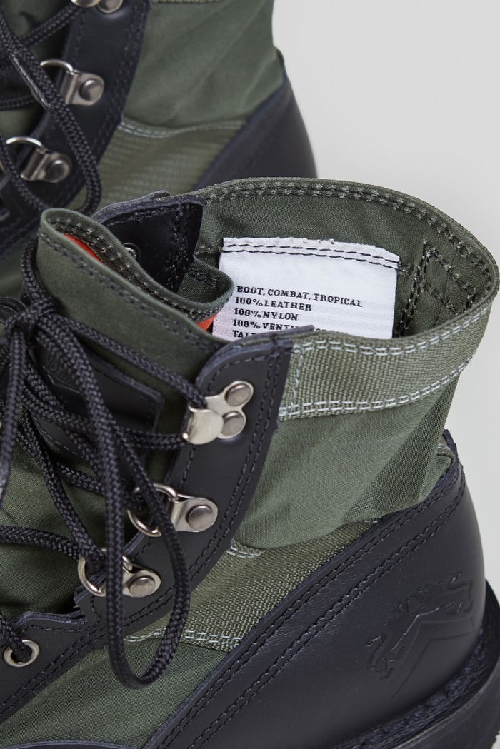 Nigel Cabourn Danner Jungle Boot release date collaboration price info vietnam war army boot