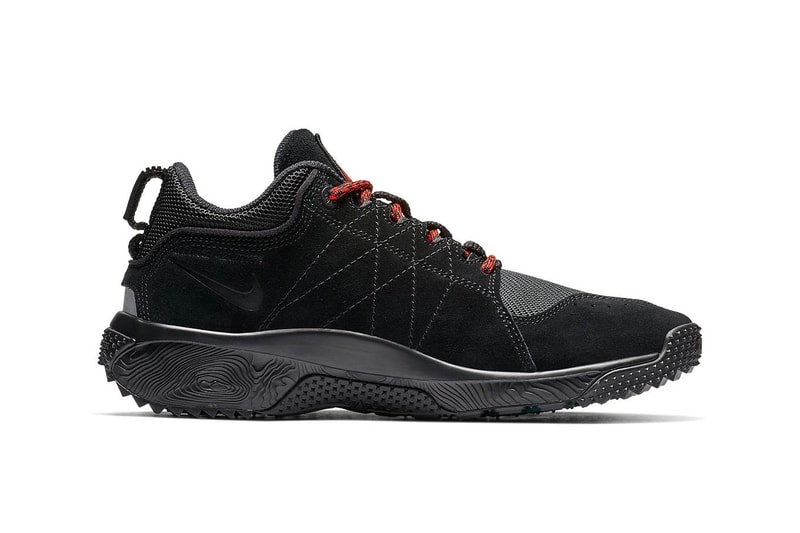 Nike ACG Dog Mountain “Triple Black” Release red laces date price 2018 info sneaker colorway buy online 