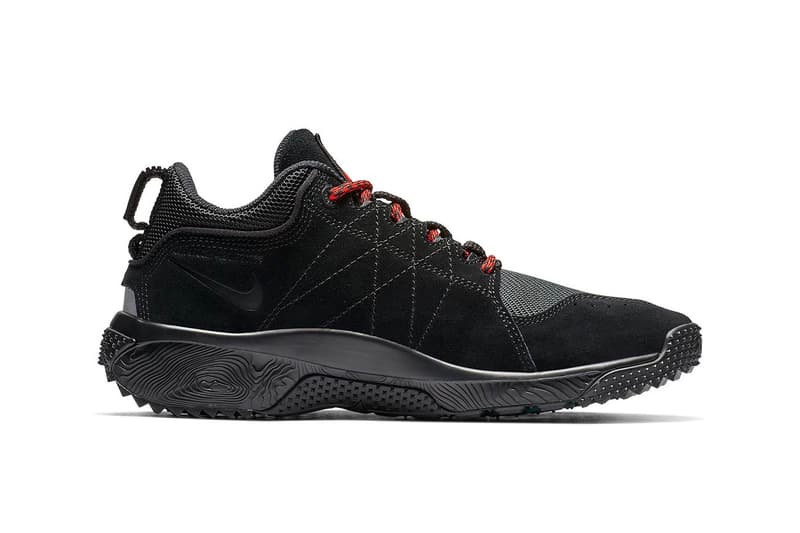 Nike ACG Dog Mountain “Triple Black” Release red laces date price 2018 info sneaker colorway buy online