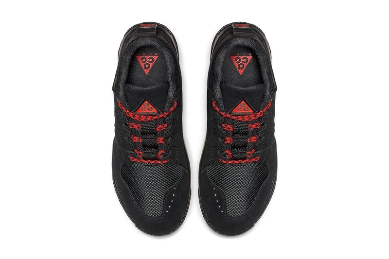 Nike ACG Dog Mountain “Triple Black” Release red laces date price 2018 info sneaker colorway buy online 