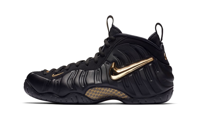 Nike’s Air Foamposite Pro Gets Dressed in “Black/Metallic Gold” for Fall