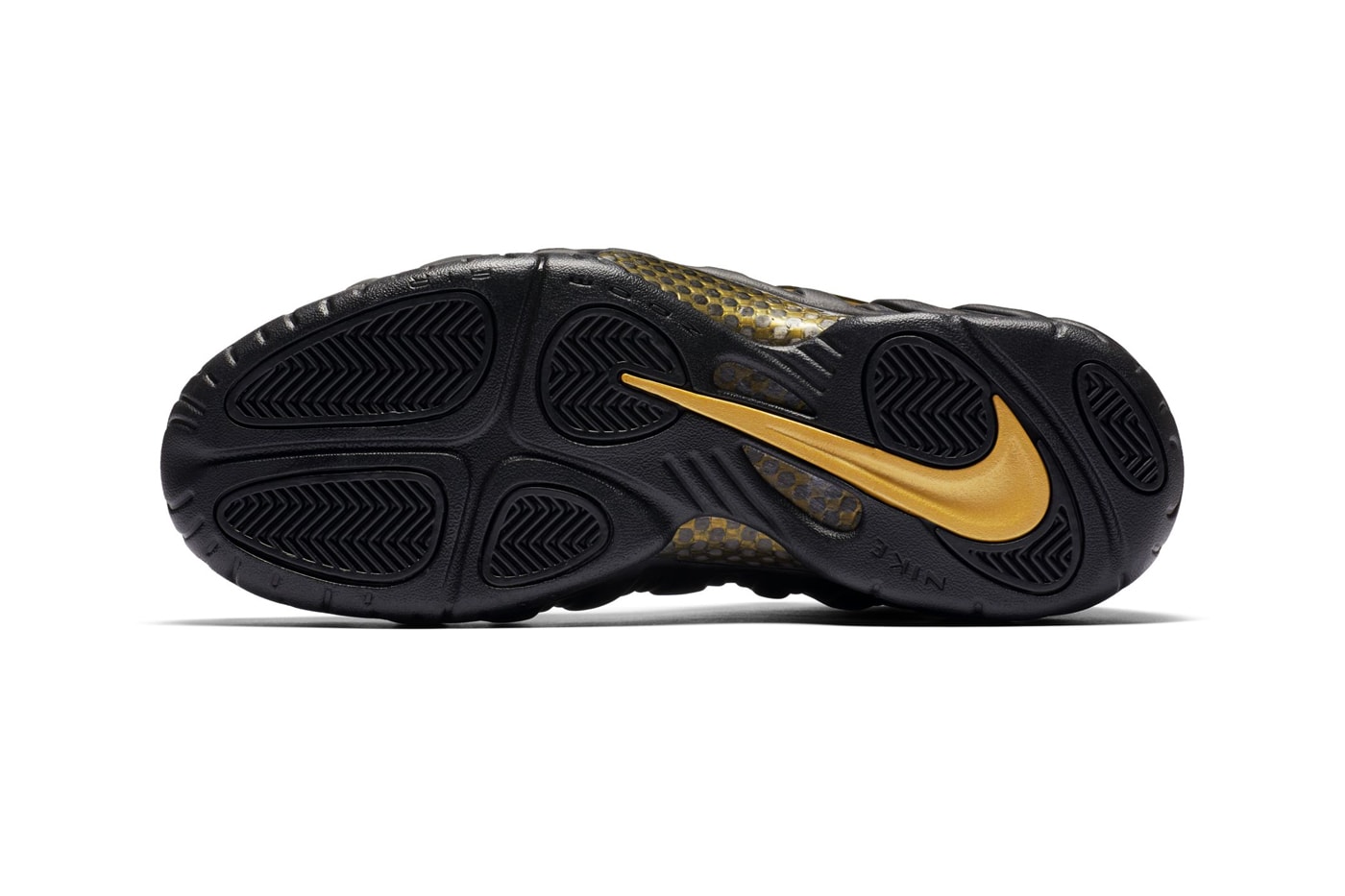 Nike Air Foamposite Pro Black Metallic Gold release info sneakers basketball