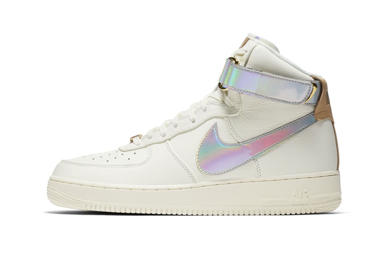 Nike Air Force 1 High QS "The Bund" Official Images china exclusive sneaker AIR FORCE 1 HIGH QS YH 18 NAI KE "THE BUND" WHITE LASER BROWN