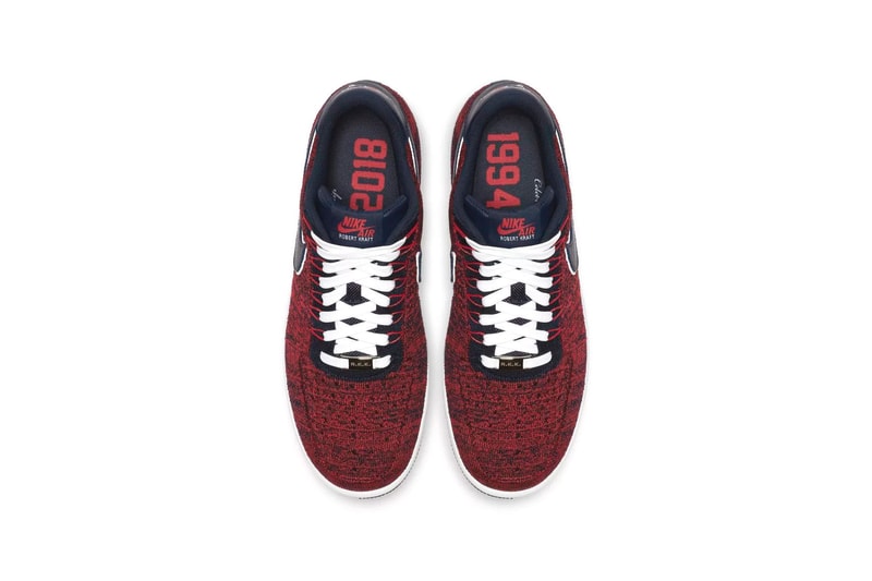 nike air force 1 ultra flyknit low robert kraft 2018 october nike sportswear new england patriots footwear