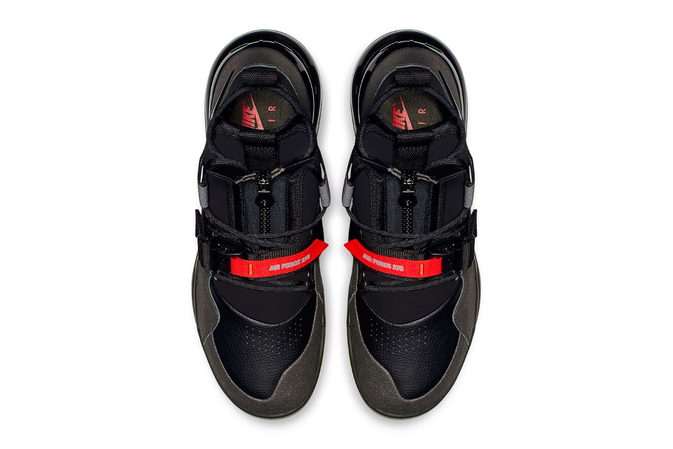 Nike Air Force 270 Utility "Sequoia/Habanero Red" release date info sneaker colorway november 2018 price black red