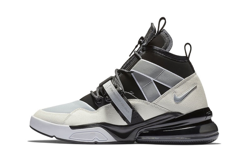 Nike Air Force 270 Utility Black Sail Release Sail Wolf Grey White