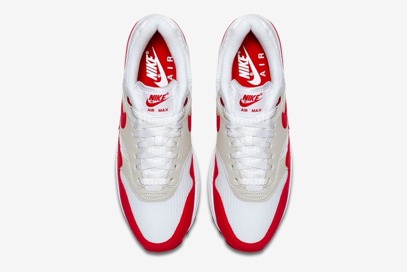 Nike Air Max 1 Anniversary "University Red" restock release date price info colorway 2018 november red grey white 