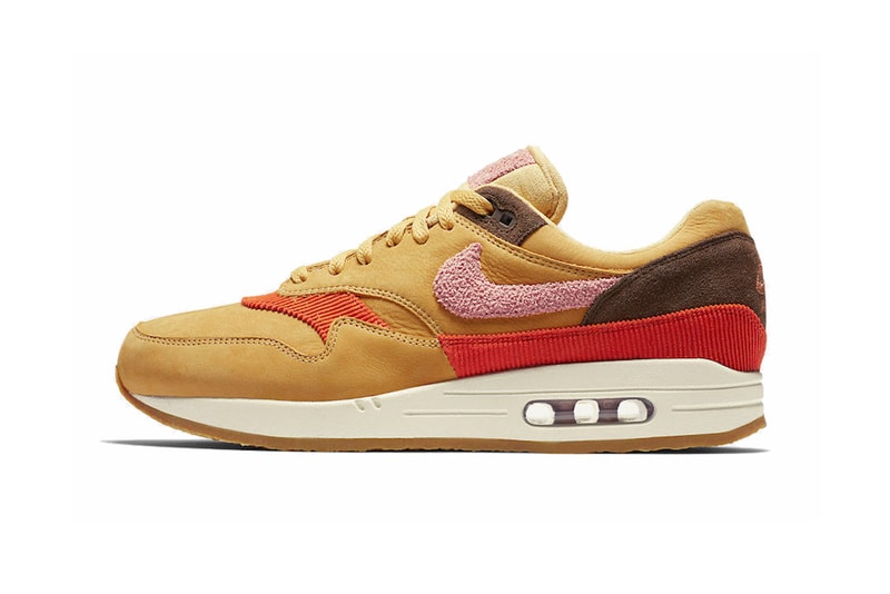 nike air max 1 premium wheat gold 2018 november nike sportswear footwear