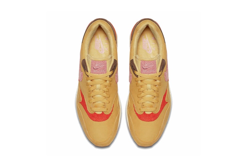 nike air max 1 premium wheat gold 2018 november nike sportswear footwear