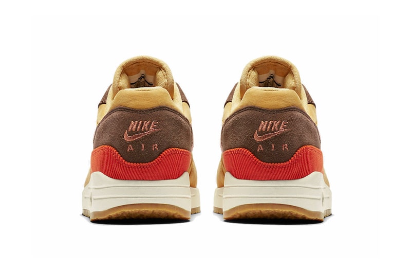 nike air max 1 premium wheat gold 2018 november nike sportswear footwear