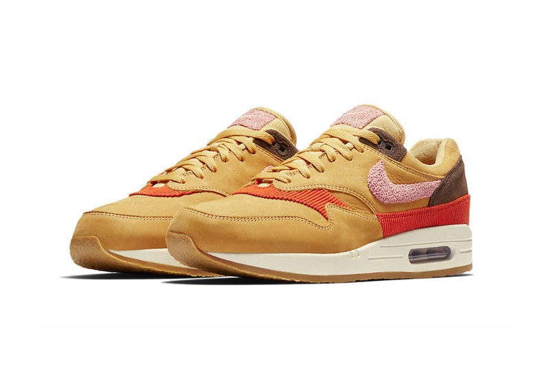 nike air max 1 premium wheat gold 2018 november nike sportswear footwear