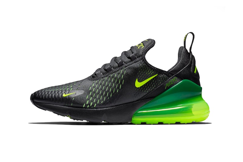 nike air max 270 black volt 2018 november footwear nike sportswear