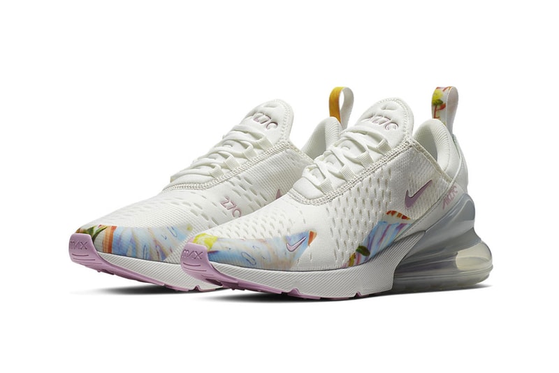 Nike Air Max 270 Summit White/Arctic Pink Floral colorway women's sneaker release date info price print