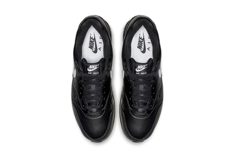 Nike Air Max 90/1 Black Leather release info white sneakers