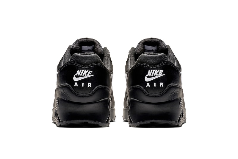 Nike Air Max 90/1 Black Leather release info white sneakers