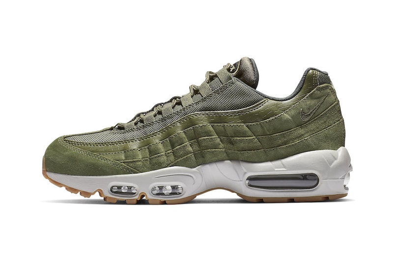 nike air max 95 olive canvas release footwear shoes sneakers drops