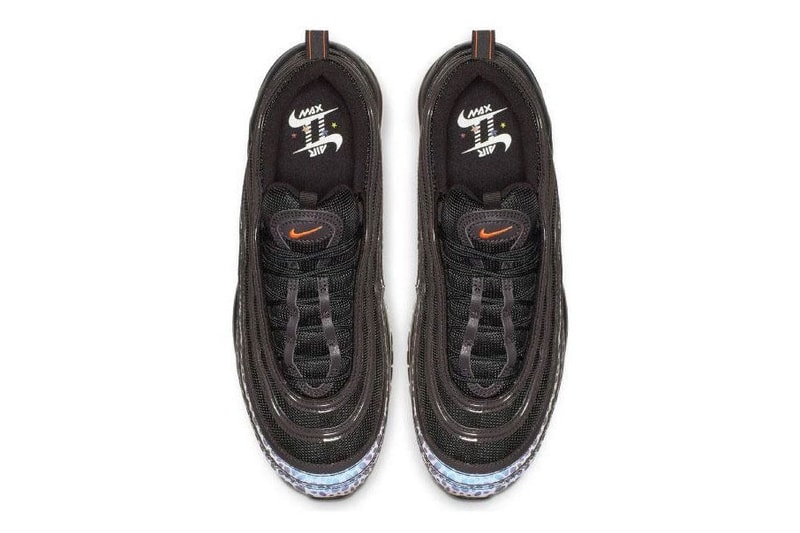 Nike Air Max 97 "Off Noir" Safari Print colorway grey total orange sneaker release date info price buy online