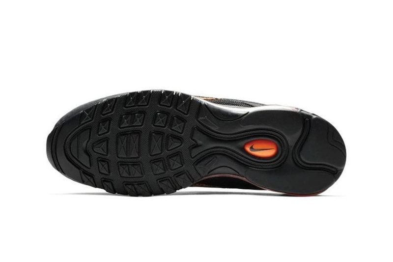 Nike Air Max 97 "Off Noir" Safari Print colorway grey total orange sneaker release date info price buy online