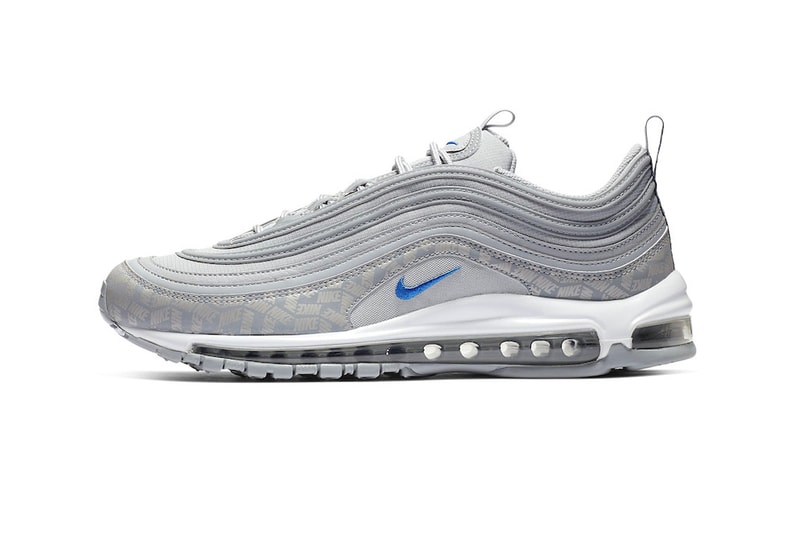 Nike Air Max 97 Wolf Grey Game Royal white branding 