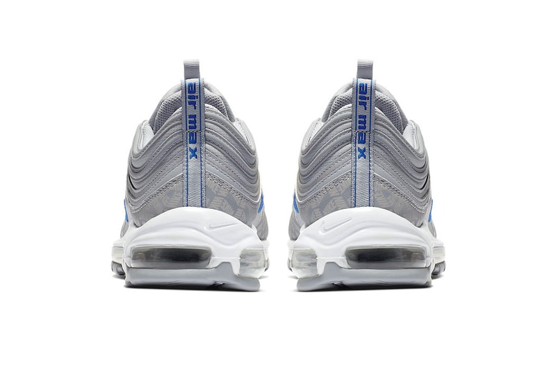 Nike Air Max 97 Wolf Grey Game Royal white branding 