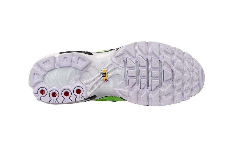 Nike Air Max Plus Double Swoosh Branding colorways sneaker release date price info volt black 