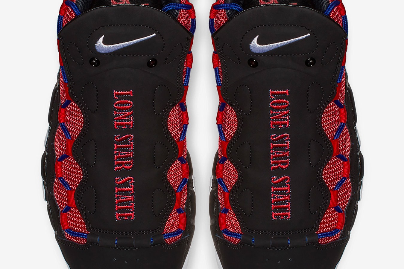 Nike Air More Money "Lone Star state" Release Date november 2018 price texas flag sneaker colorway black red blue white