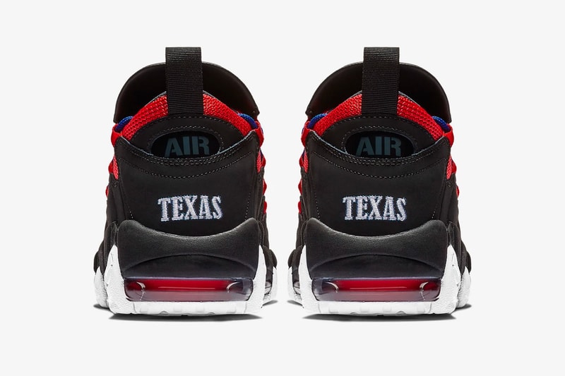 Nike Air More Money "Lone Star state" Release Date november 2018 price texas flag sneaker colorway black red blue white