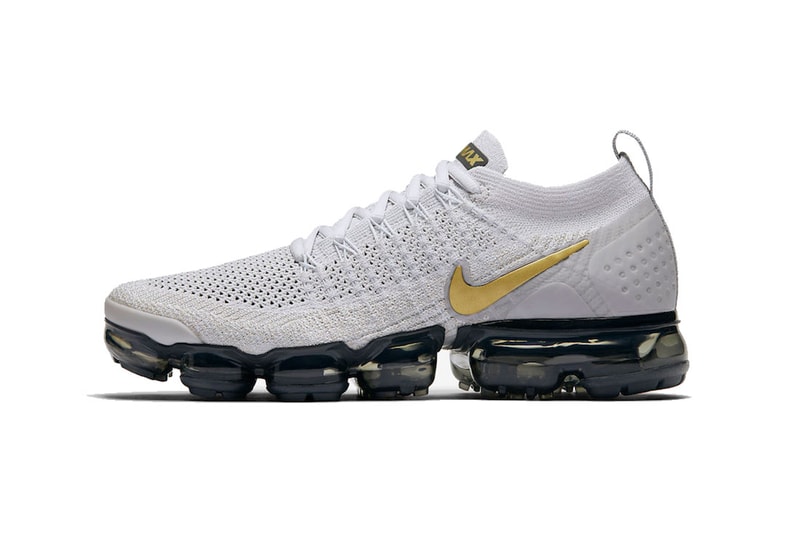 nike air vapormax 2 0 vast grey metallic gold pure platinum dark grey white 2018 november nike sportswear footwear