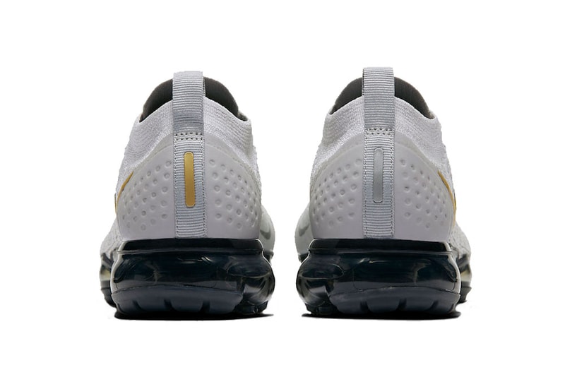 nike air vapormax 2 0 vast grey metallic gold pure platinum dark grey white 2018 november nike sportswear footwear