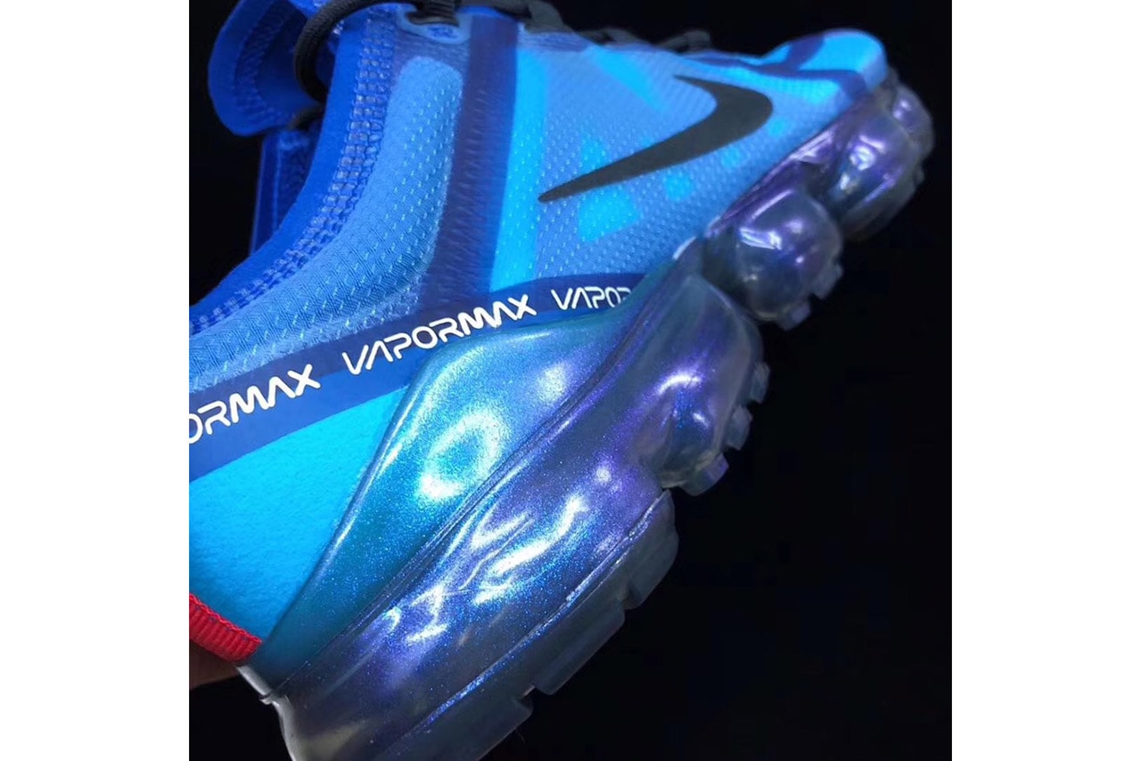 Nike Air Vapormax 2019 blue black red silver update evolution silhouette sneaker trainer first look kicks closer