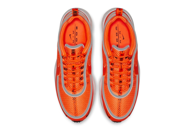 Nike Air Zoom Spiridon Orange Colorway sneaker release date info price purchase online first look kicks trainers