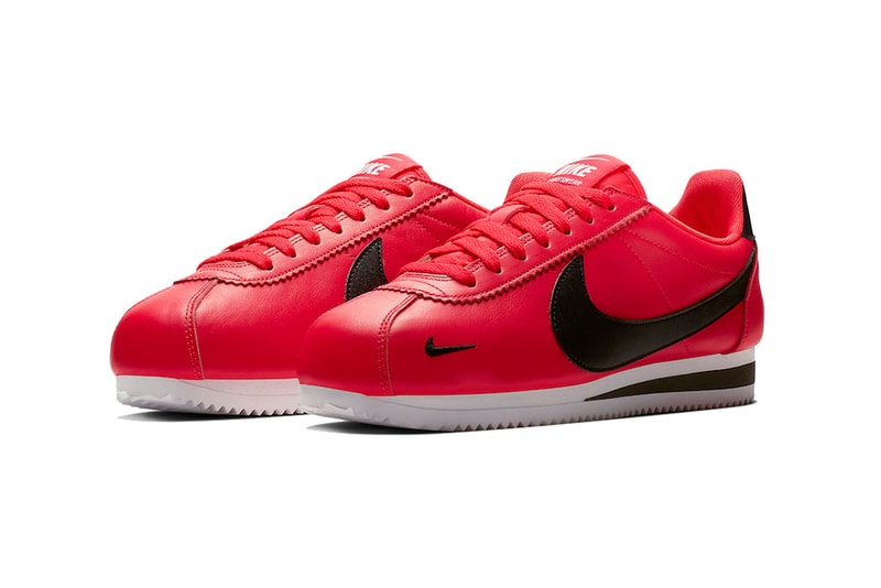 nike cortez premium red orbit black white 2018 november nike sportswear footwear