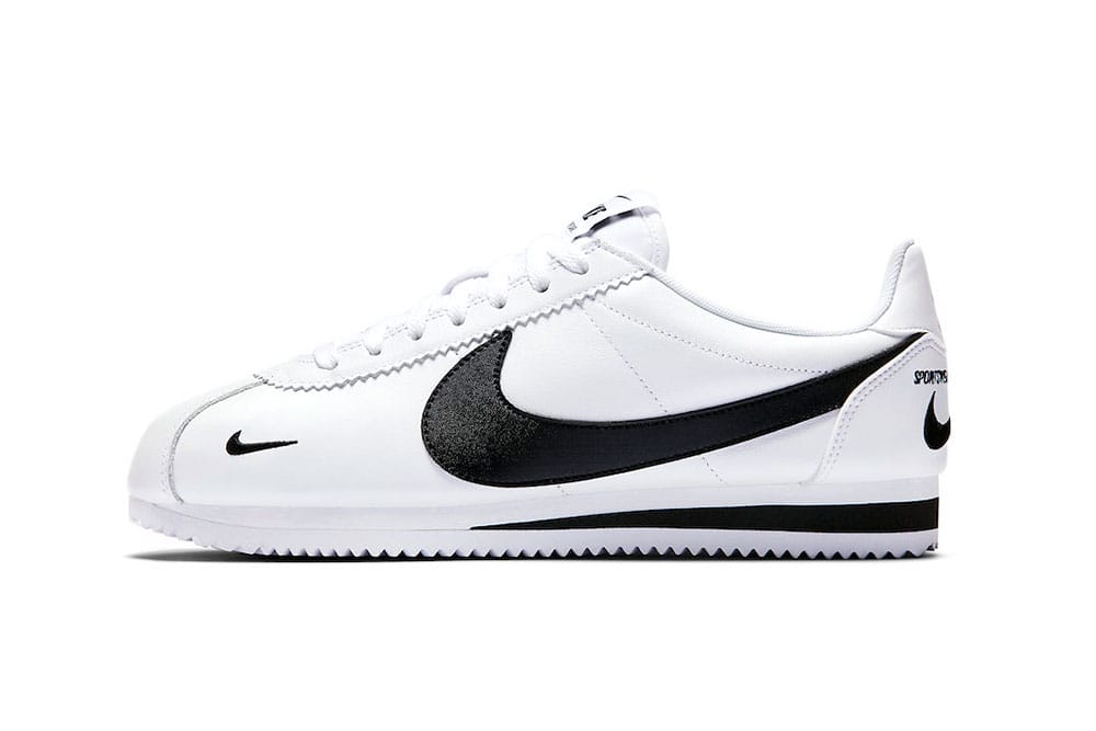 Nike Cortez Premium Swoosh Logos White 