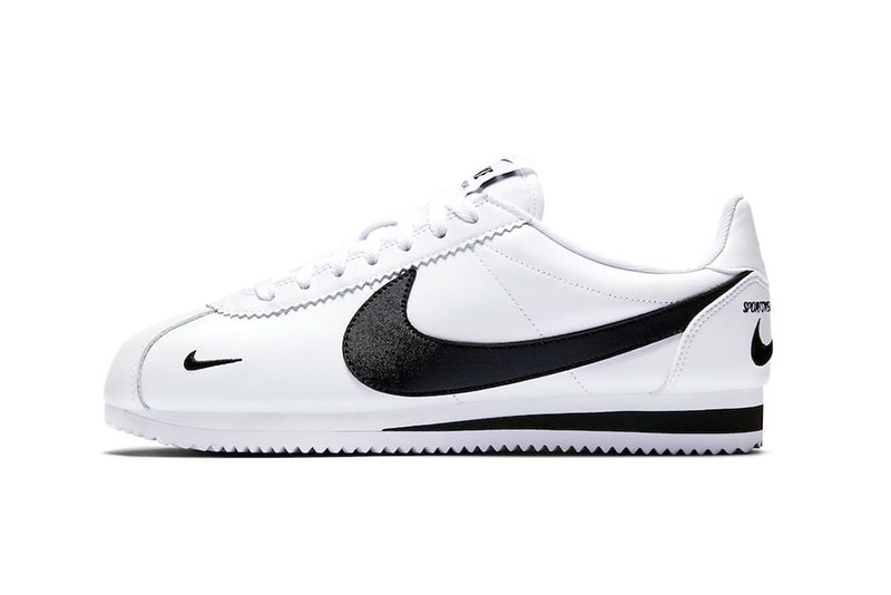 nike cortez premium swoosh white black 2018 footwear nike sportswear trademark ™ registered ®