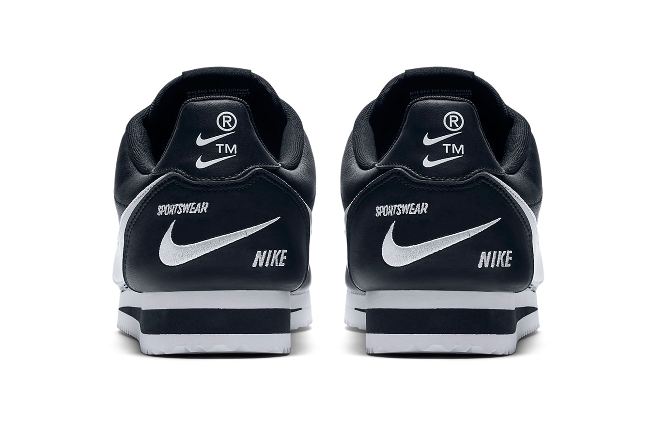 Nike Cortez Premium Black White release info sneakers leather