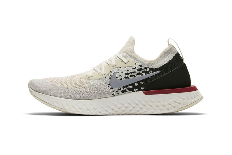 Nike Epic React Flyknit "Light Cream/Black" EPIC REACT FLYKNIT LIGHT CREAM/SAIL/BLACK/REFLECT SILVER