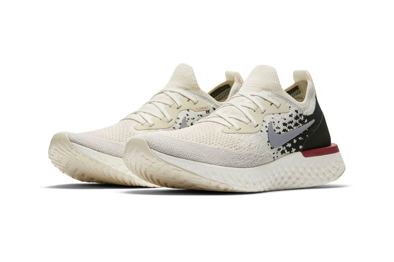 Nike Epic React Flyknit "Light Cream/Black" EPIC REACT FLYKNIT LIGHT CREAM/SAIL/BLACK/REFLECT SILVER